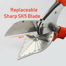 Multi-Purpose Angle Miter Shears Sk5 Blade Woodworking Alloy Scissors Pvc P