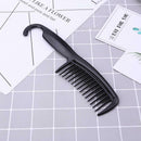 Professional Anti Static Hair Barber Comb Salon Styling Brush with Curved Hook