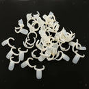Pack Of 50 Nail Art Polish Pops Color Practice Display Stand Rings Tips Tool