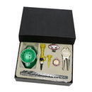 Golfer Gift Set Alignment Tool Marker Pen Divot Tool Tees Ball Marker