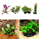 Reptile Hideaway Artificial Plants Decoration, 2 Pack