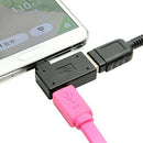 1 Pair (Left+Right) 90 Degree Angled Micro-USB 2.0 to OTG Host Adapter with