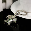 1PC Sea Turtle Pendent Keychains Keyring Keyfob Key Ring Holder Lovely Gift B Gw