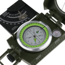 MagiDeal  Metal Sighting Compass W/ Inclinometer Camping Hiking Gear