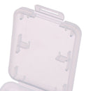 2x 8 in 1 Transparent TF MS Memory Card Holder Plastic Case Storage Box ME