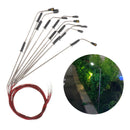 10PCS Railroad Scenery LED Light Garden Landscape 3V Lamp Post 1:150 Gauge
