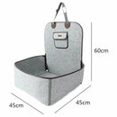 Doglemi Car Seat Cover Car in Felt Fabric for Travel Protection of Small Do