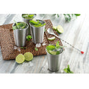 2 Piece Stainless Steel Cup Mug Drinking Coffee Beer Tumbler Travel 50ml