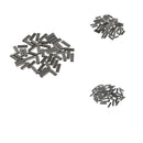 150pc Double Carp Crimps Barrel Crimping Loop Sleeve Tool Fishing Tackle