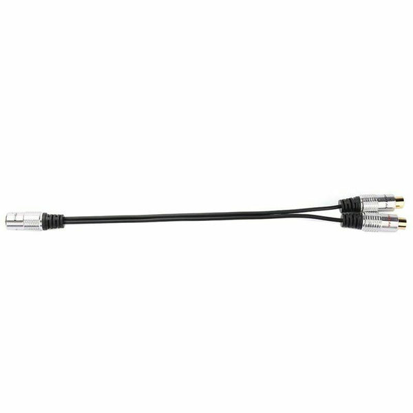 3.5mm (1/8 inch) Stereo Jack Female to 2 Dual RCA Female Jack Stereo Audio  P7T8