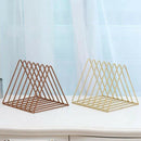 Nordic e simple wrought iron desktop storage rack shelf file magazine stora B3V7