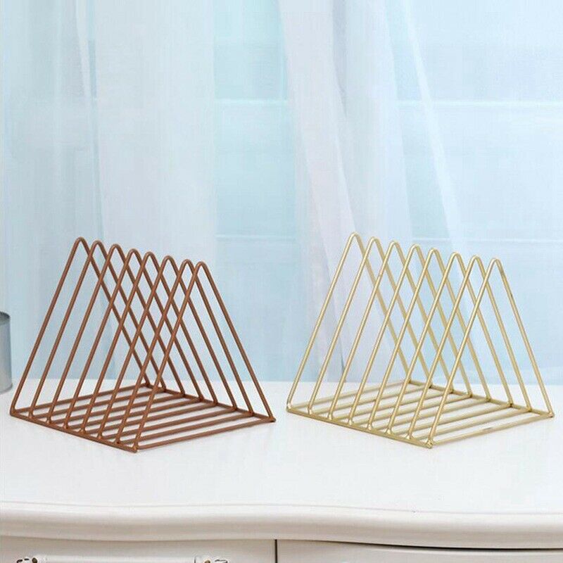 Nordic e simple wrought iron desktop storage rack shelf file magazine stora B3V7