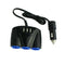 Unique Cigarette Lighter Socket Splitter 12V 3 USB Charger Power Adapter Car OF