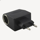 EU Plug 220V AC Power to 12V DC Car Cigarette Lighter Converter Adapter LJ