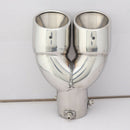 Stainless Steel Cover Decor for Mitsubishi Outlander 3 Exhaust Muffler Tips