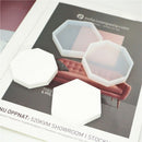 Geometric Design Concrete Coasters Molds Tea Cup Holder Molds Cement Coaste L5K7