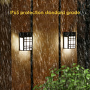 Waterproof Solar LED Light Outdoor Garden Fence Street Pathway Wall Lamp