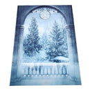 Christmas Snow Winter Tree 5x7 ft CP Scenic Photo Background Backdrop U2O2