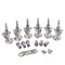 1 Set Metal Tuning Keys Tuners 3R3L 18:1 Gear Ratio Luthier Supply for
