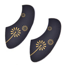 2pcs Black Plates Pickguards for 23 inch Ukulele Hawaii Gui IO BX