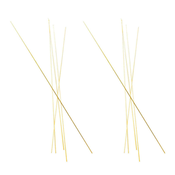 10 Pcs Straight Solid Round Metal Brass Rods Bar Stock Assorted 300mm Long