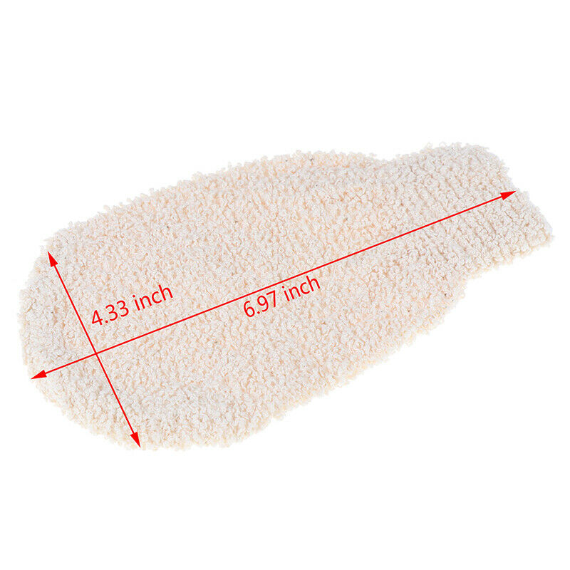 1x Bath Glove Shower Scrubber Back Scrub Exfoliating Body Massage Sponge Glov`US