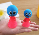 5x Kids Bounce Ball Toys Educational Expressions Push Down Hip Hop Jump Dolls3C