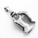 Ganesha Elephant God Necklace Mens Stainless Steel Success Fortune Charm