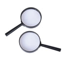 2pcs 5 times magnifier hand held magnifying glass loupe reading  25mm handheldME