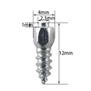 100x 4*12mm Car Tire Stud Thorn Screw Anti-slip Snow Ice Nail Bit Accessories OZ