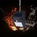 20 LED Solar Power PIR Motion Sensor Wall Light Outdoor Waterproof Garden Lamp