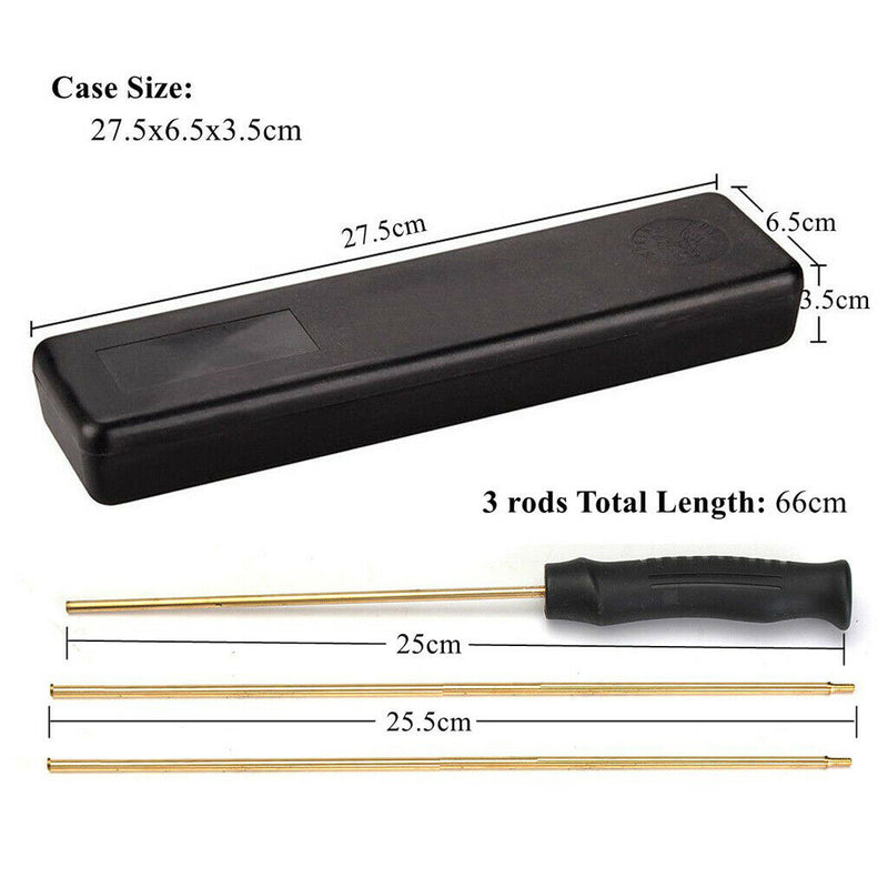 1 Set Cleaning Tools for .177 & .22 Rifles Pistols (4.5mm & 5.5mm) with Brushes