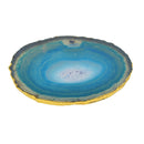 Natural Pure Agate Slices Polished Irregular Crystal Quartz Stone Pendant Charms