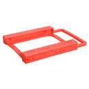 2.5 to 3.5 Inch SSD Notebook HDD Hard Disk Mounting Adapter Dock Holder Red