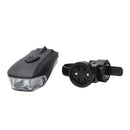 Front Lamp Usb Rechargeable Smart Bicycle Head Light Handlebar Led Lantern  J1E9