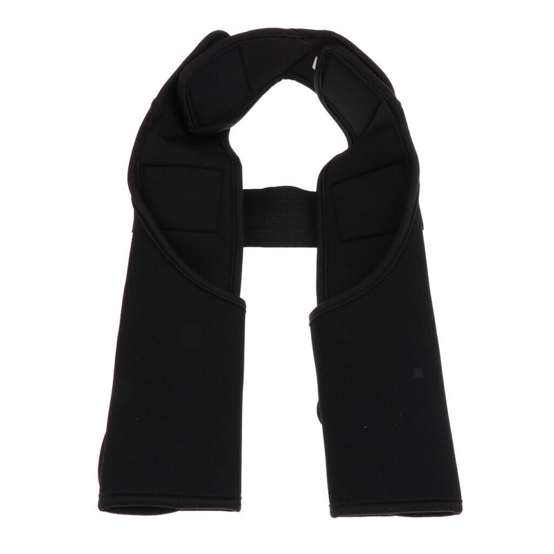 Dog Knee Joint Support Front Leg Compression Brace Protector Black - L