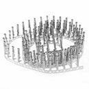 100 pcs 2.54 mm Du Pont jumper wire cable housing female pin connector term F8I8