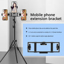 Multifunction 1/4 ABS Plastic Phone Expansion Stand Clip for Live Broadcast