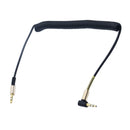 Male To Male, 2 X 3.5mm 90 Degree Male And Straight Male Audio Stereo Cable For