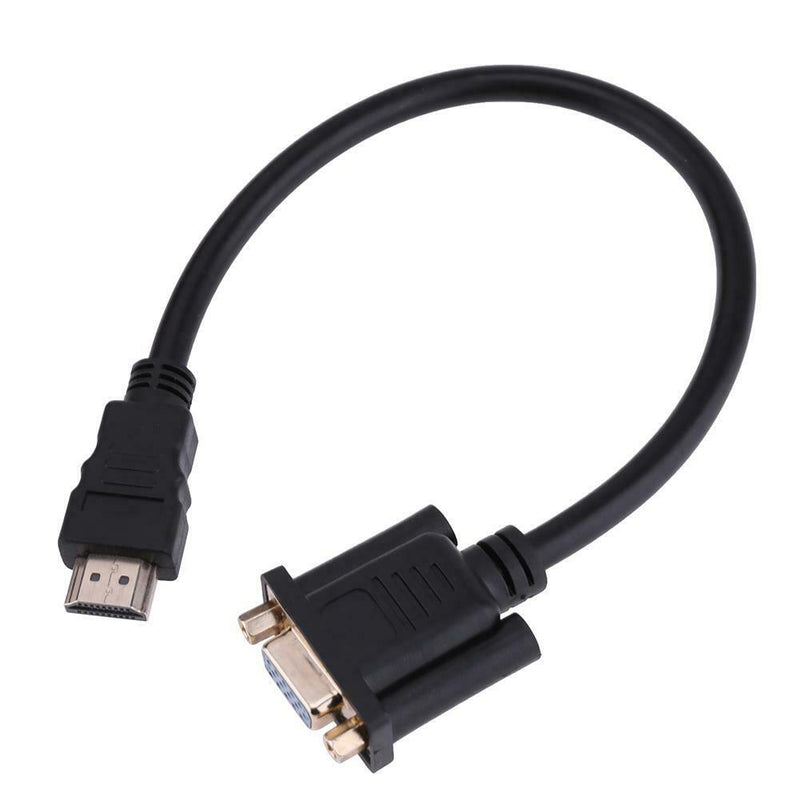 HDMI Male To VGA D-SUB 15 Female Video Adapter Converter Cable For HDTV