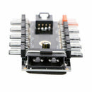 1Pc IDE Molex 1 To 10 Way PWM Cooling Fan Hub 12V 4-Pin Power Socket PCB Ad