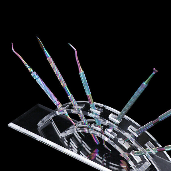 Eyelash Tweezers Storage Holder Rack Display Stand Transparent Acrylic Graft  FT