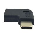 USB 3.1 Type C Female to 90 Degree Angle Male Adapter Plug