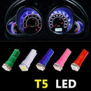 50x T5 74 2721 Wedge 1-SMD-3014 LED Speedometer Gauge Cluster Dash Light Bulbs