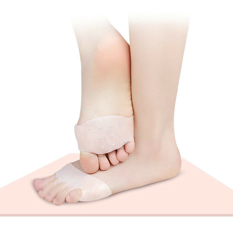 Silicone Gel Insoles Forefoot Pads Pain Relief Toe Separator Foot Insert-Cushion