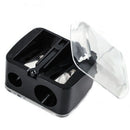 5X(Precision Cosmetic Pencil Sharpener for Eyebrow Eyeliner 2 Holes N6G6)