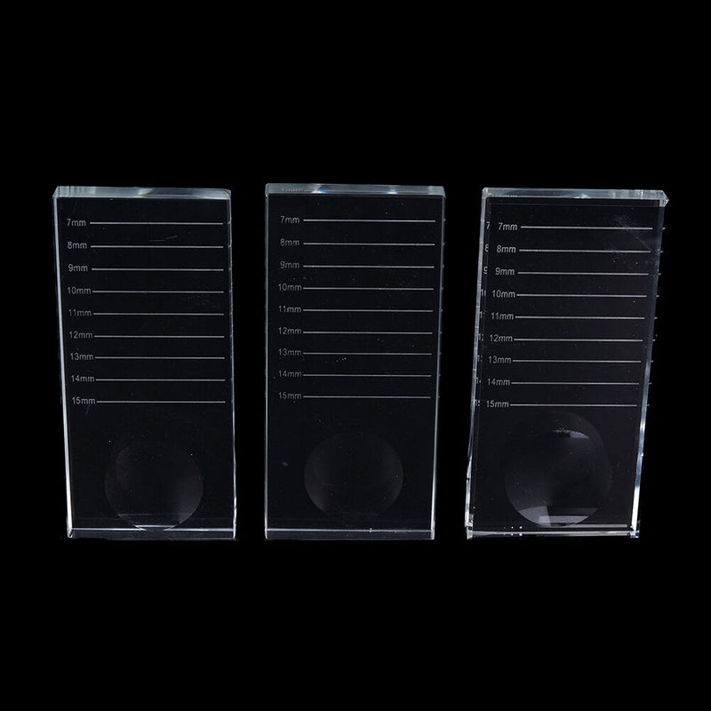 New Individual Eyelash Extension Stand Glass Pad Lash Tray Holder Glue Tool FT