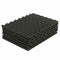 6PCS Black Acoustic Eggshell Foam Sound Absorption Treatment Panel Tile 40X