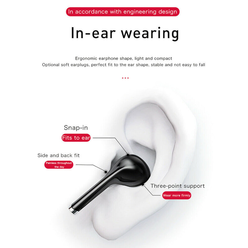 Wireless Earbuds, In-ear Touch Control Sports Stereo Bluetooth Headphones