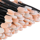 Lot 100pcs Disposable Dual Sides Eye Shadow Sponge Applicator Makeup Brush